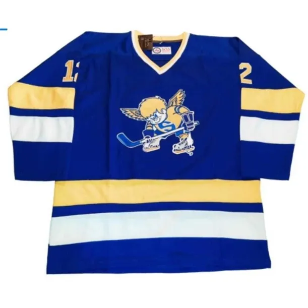 Thr maglia da hockey personalizzata taglia XXS S-XXXL 4XL XXXXL 5XL 6XL Minnesota Fighting Saints Maglia da hockey personalizzata Maglione WHA