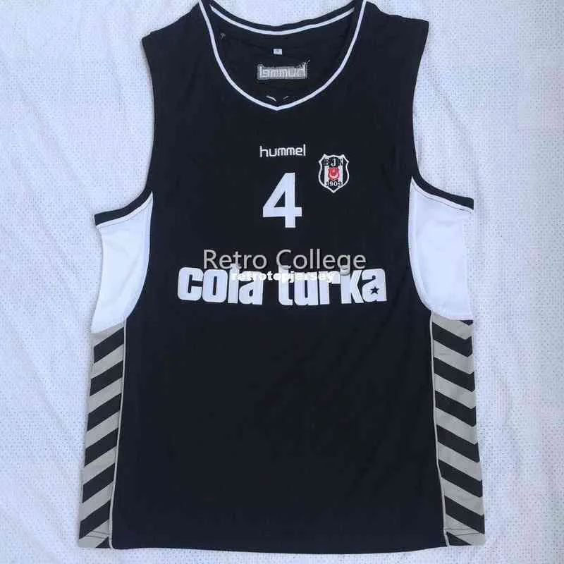 #4 Allen Iverson Besita cos Turka baskettröjor Mens 100% dubbel sömnad av högkvalitativ XS-6XL Vest Jerseys Vest Shirt