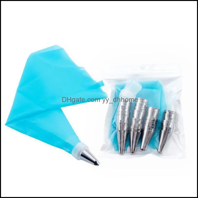 cake decorating turntable set 304 stainless steel mouth scraper rotating table baking & pastry tools