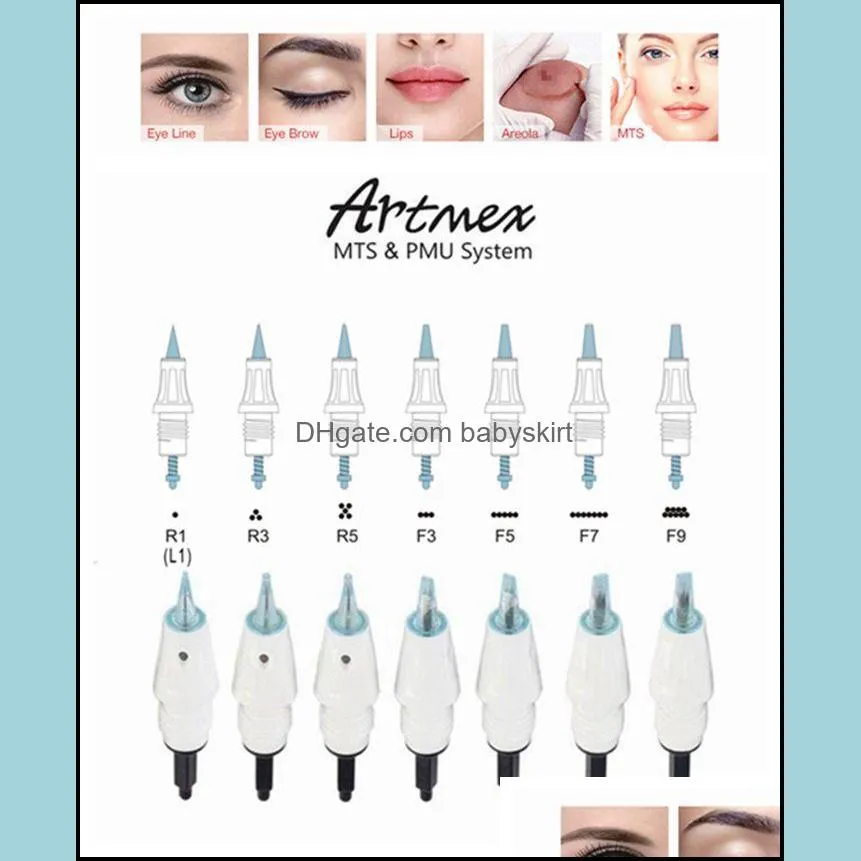 Micro Needle Cartridge Tips for Artmex V8 V6 V11 V9 permanent makeup Tattoo machine Derma pen MTS PMU Skin Care Beauty