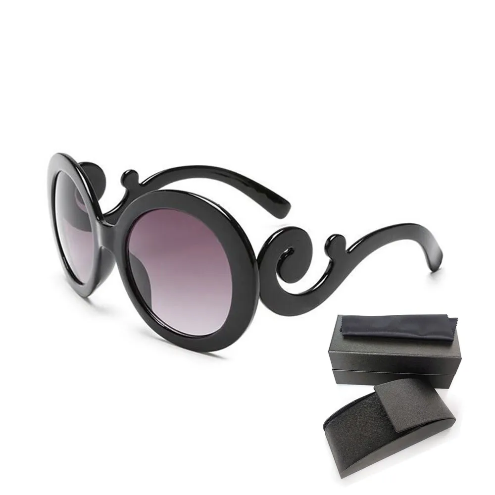 عالي الجودة من النساء الشمسيات الشمسية الفاخرة أكواب أشعة الشمس UV حماية الرجال مصمم Eyeglass التدرج المعدني المفصليات أزياء النساء مع الصناديق الأصلية 9901