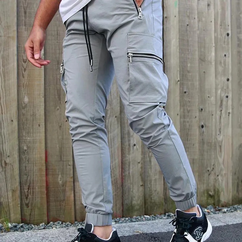 Men's Multi Pockets Cargo Harem Pants Hip Hop Casual Male Track Pants  Joggers Trousers Fashion Harajuku Hipster Streetwear Pants Black 4XL -  Walmart.ca