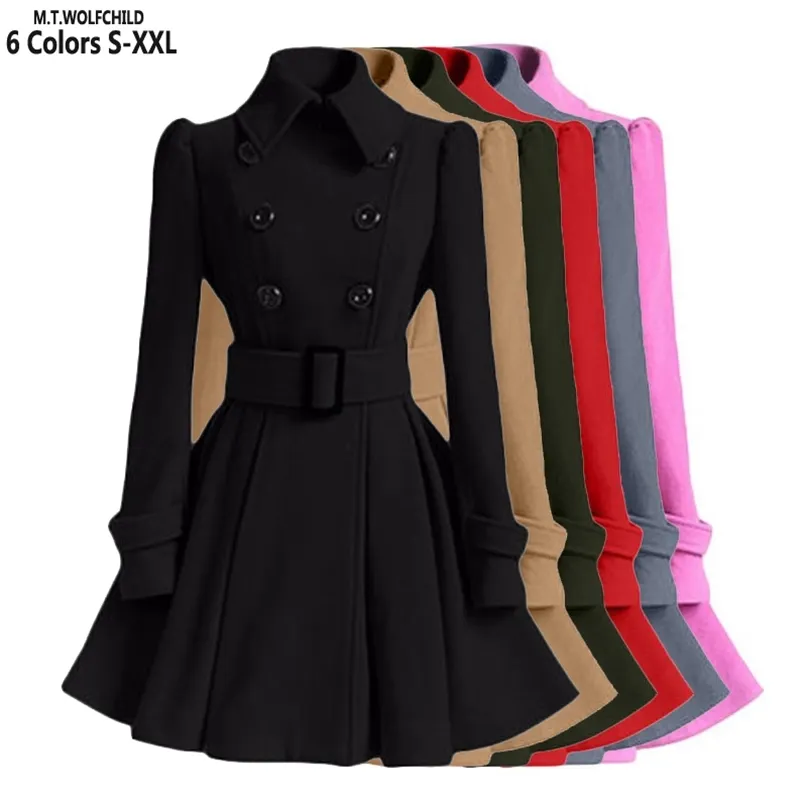 SXXL Fashion Classic Winter Coat grosso Europe Europa Corrente Trincheira Casacos