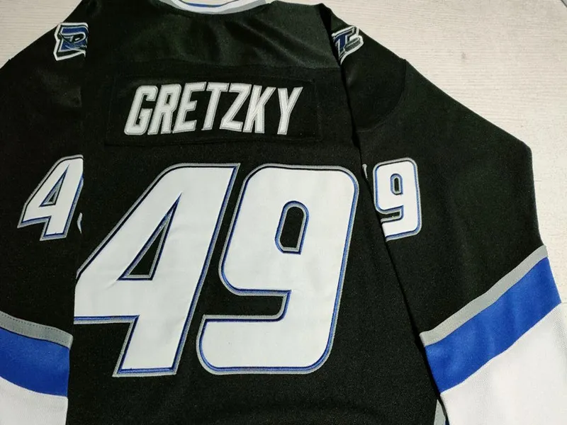 Danbury Trashers UHL Hockey Jersey Custom 49 Brent Gretzky 29 Scott Stirling 9 Mike Bayrack 42 Brad Wingfield 16 Mike Rupp 17 GALANTE 28 Jon Mirasty 44 23 McCartin