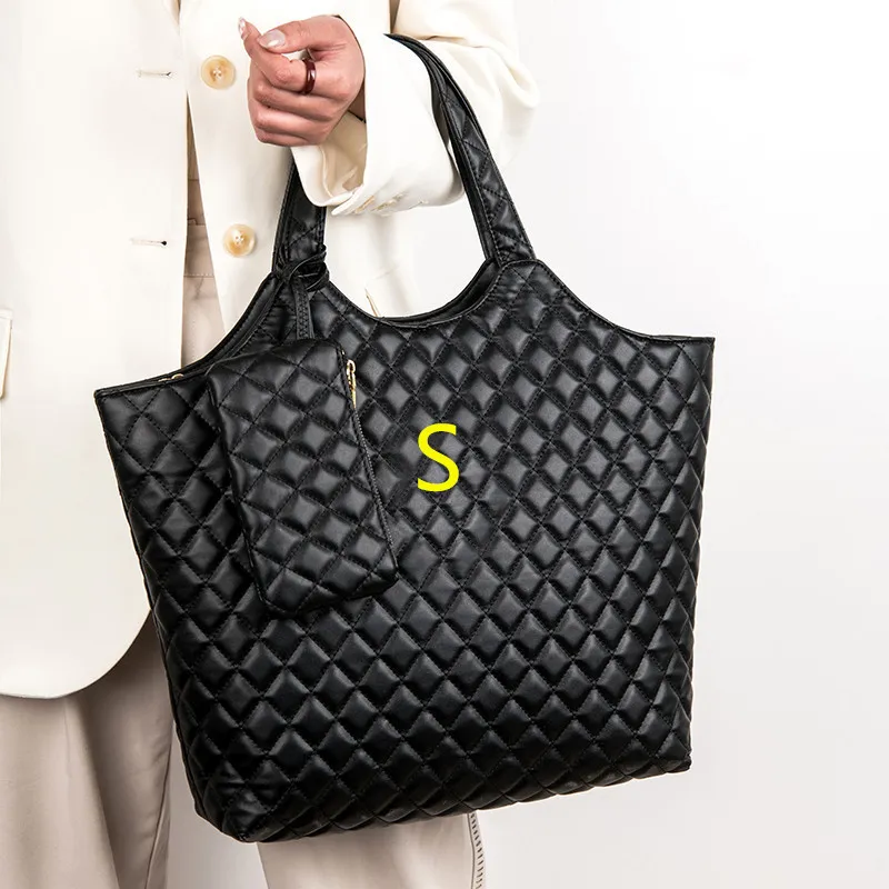 Large Fashion Handbags Designer Y Tote S bag L Shoulder Bags Capacity Shopping Bag Leather Women Lady Purse Sunshine Beach Wallets