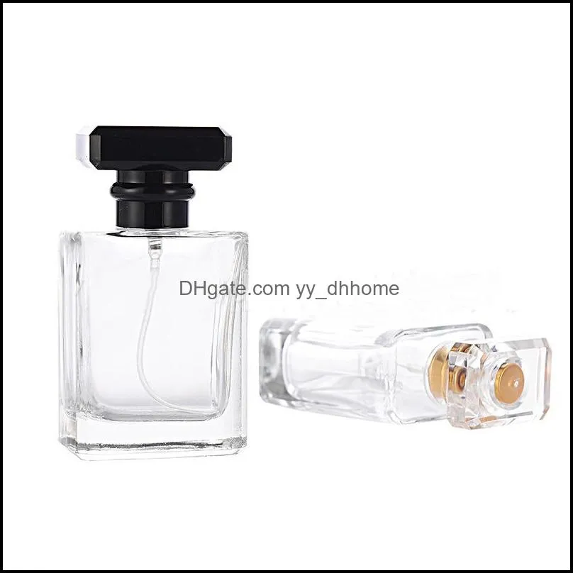 Wholesale Crystal Travel Perfume Bottles 50ml Refillable Empty Perfume Spray Bottles With Atomizer RRA6778