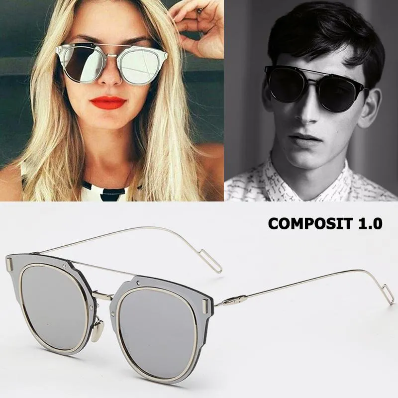 Sunglasses JackJad Fashion COMPOSIT 1.0 Metal Alloy POLARIZED Cool Brand Design Cat Eye Style Sun Glasses GafasSunglassesSunglasses