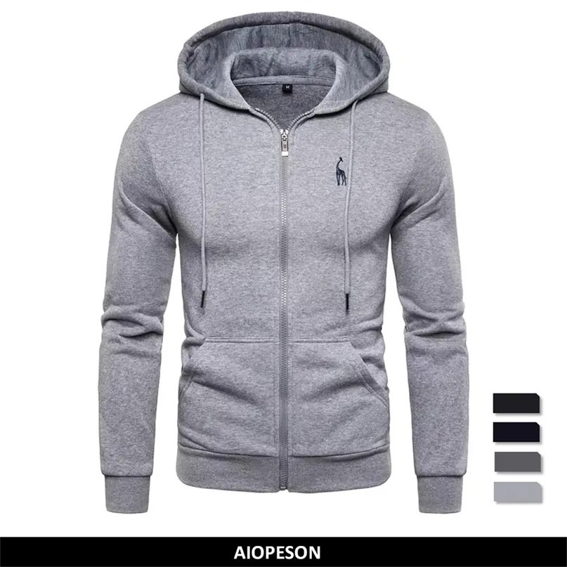 Autumn Winter algod￣o com capuz de algod￣o masshirts Sweatshirts Solid Hoody Fleece Hoodies grossos Menvestres de roupas esportivas Zippers Men 220813