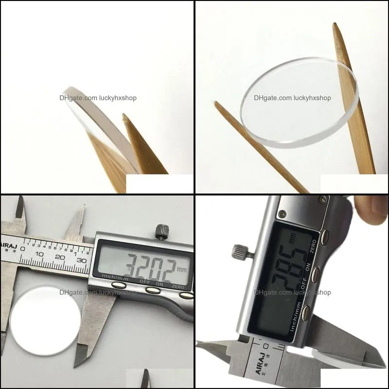 repair tools & kits 32mm*2.85mm round sapphire glass for watch modified parts replacement flat