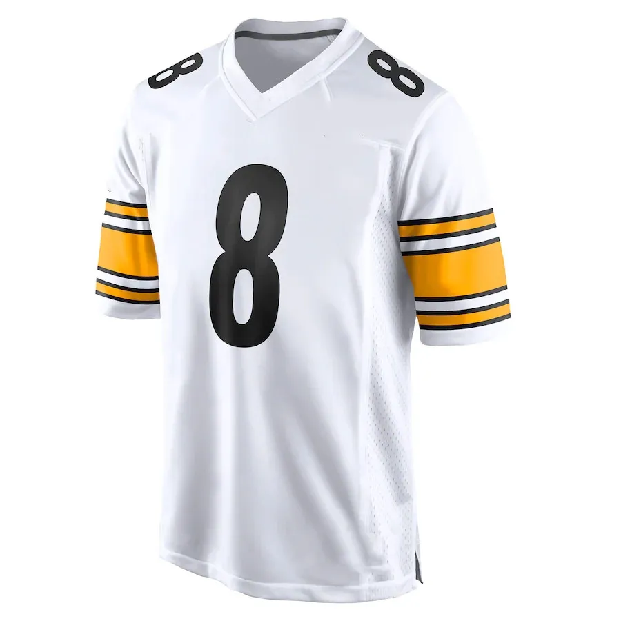 Kenny Pickett White Steelers Shirt Pittsburgh Steelers Nike Game