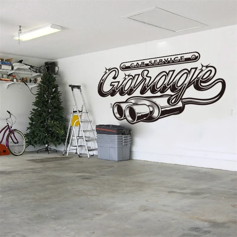 P674 Retro Car Service Garage Wall Stickers ... From Deng10, $6.81 ...