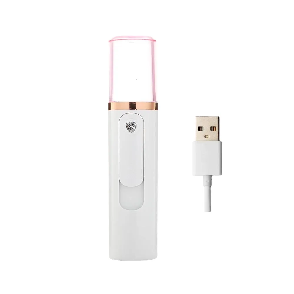 30ML Portable Facial Mist Sprayer Handy Nano USB Chargeable Face Steamer Hydration Atomization Sprayer Humidifier Skin Care Tool