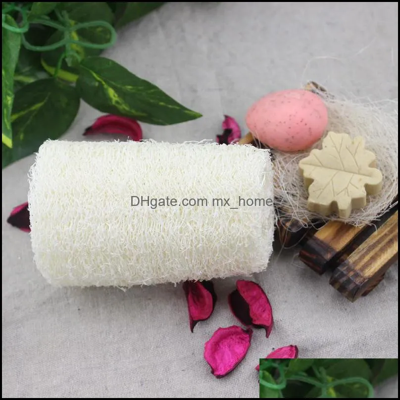 4/5/6 Inches Natural Flatten Loofah Dish Cleaning Brush Dishwashing Ball Washing-up Loofah Sponge Bath Shower Tool hot AAA990