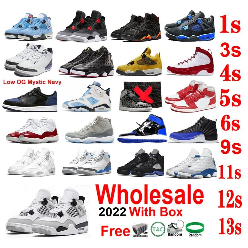 2023 7 Citrus 1 High OG Stealth Basketball shoes Infrared 4s Canyon Purple 12s Hyper Royal Playoffs 13 French Blue Neapolitan With Box Wholesale Men Women Sneakers