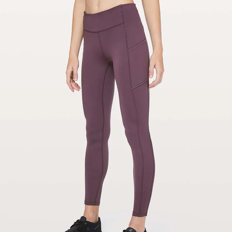 L-02, pantalones de Yoga para mujer, mallas deportivas para correr, mallas deportivas sin costuras de cintura alta, mallas Push Up, ropa de gimnasio energética, pantalones para niña