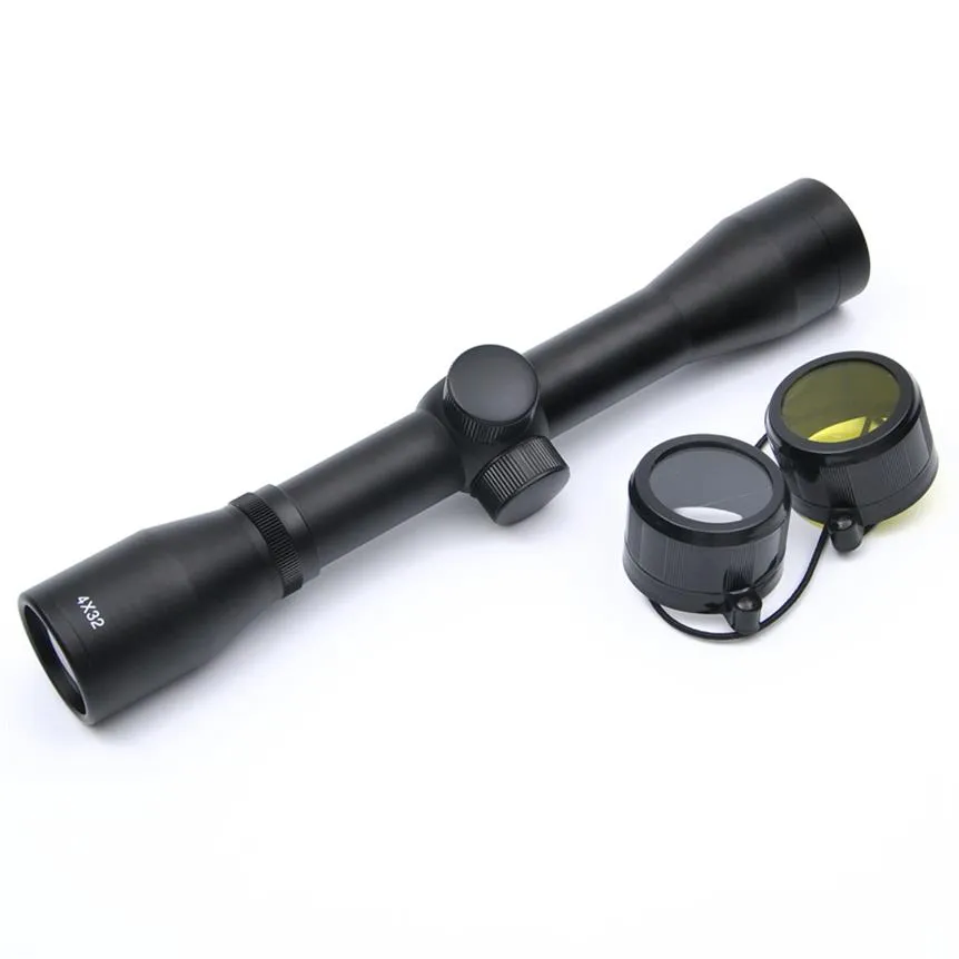 New Tactical 4 X 32 Air Rifle Optics Sniper Scope Reviews Sight Hunting