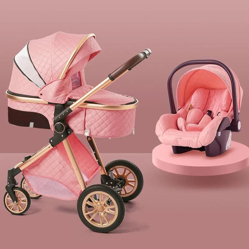 Коляски# модная детская коляска 3 в 1 туристическая система рожденная корзина