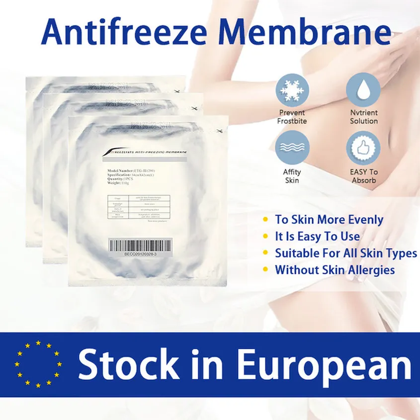 Membrane antigel pour dispositif Cryo Lipo, Coolsulpting des graisses, cryolipolyse, Machine amincissante