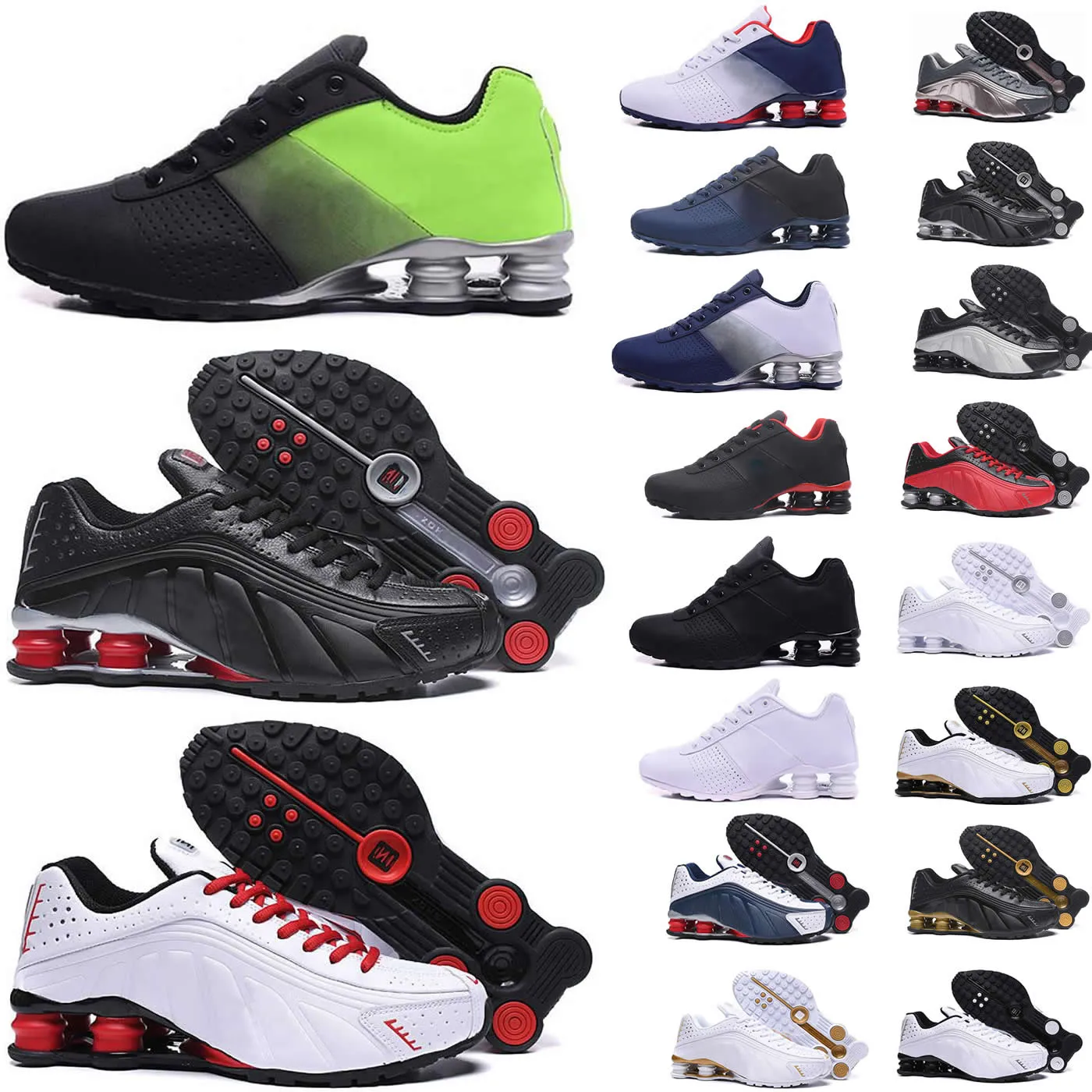 Men DELIVER 809 802 Running Shoes Famous R4 OZ NZ TL 301 Mens Athletic Sneakers Sports Trainers Shoe Outdoor Walking Jogging Size Eur 40-46