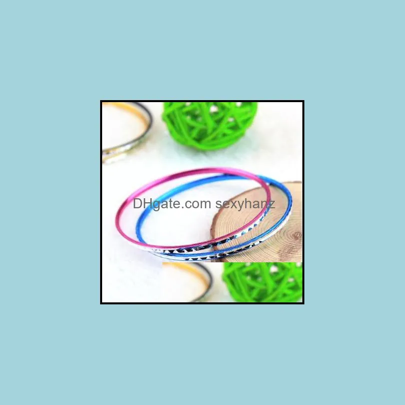 top grade rushed cuff bracelet bangles special offer hot sale fashion shining bangle bracelets jewelry wholesale free shipping