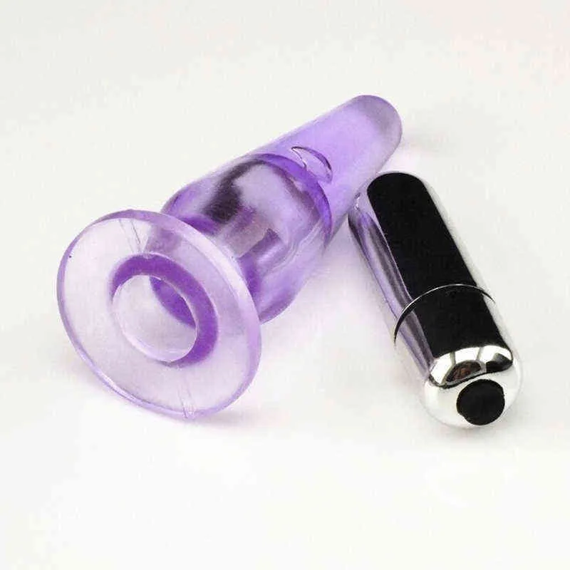 Nxy Sex Anal Seafeliz Vibrating Butt Plug Jelly Toys Male Waterproof Prostate Massage Mini for Man Products_voghion.com