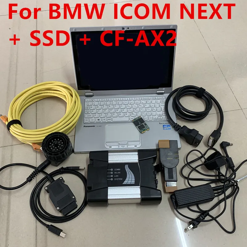 2021.12 para BMW ICOM Next e Software 720GB SSD MODE MODE MULTIMUAGES Windows10 Funciona para o laptop CF-Ax2 de 64 bits