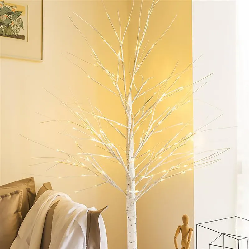 Arbre de Noël exquis LED bouleau arbre lumière lampes lumineuses créatives année lumières lampe décorative de Noël décor à la maison 201027