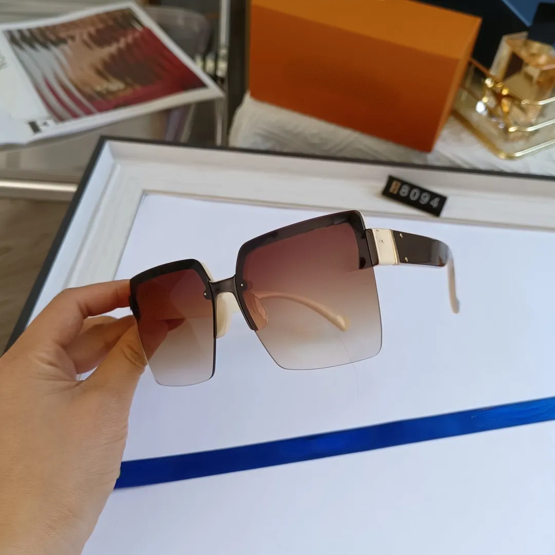 Luxury Millionaire Sunglasses Mens Womens Disc Full Frame Designer Mirror Retro Sports glasses With Case 8094