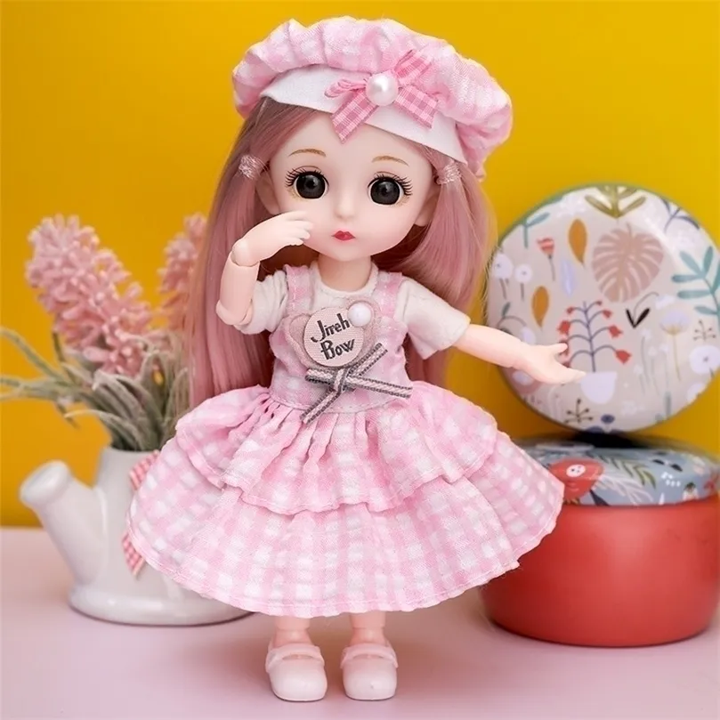Save Big on Bulk Dolls Toys For Girls Ball Jointed Doll Clothes: 16cm Mini  Movable Jointed Princess Doll With 3D Eyes And Makeup, Animated Dolls For 