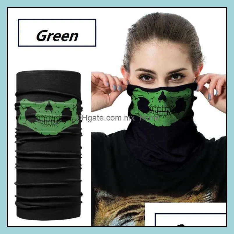 Fashion Multifunctional outdoor magic sports headscarf seamless bicycle scarfs, men`s and women`s skull scarves Party Masks I411