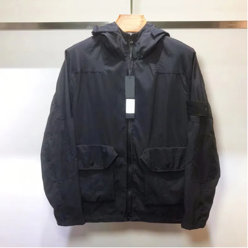 ジャケット・アウター XLARGE CONTRAST STITCHED NYLON JACKET PRPS x Jim Jones Contrast Nylon Jacket Men's Large Navy