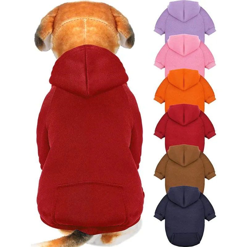 Dog Apparel Hoodie Clothes Sweaters With Hat Pet Winter Warm Hoodies Coat Sweater For Small Dogs Chihuahua Puppy ClothesDog