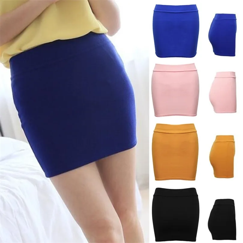 Women Mini skirts Summer Sexy Girls Skirts Casual Package Hip Short Tight Party Female Skirt 220317