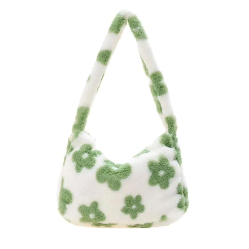 Fluffy flower hotsell tote bag