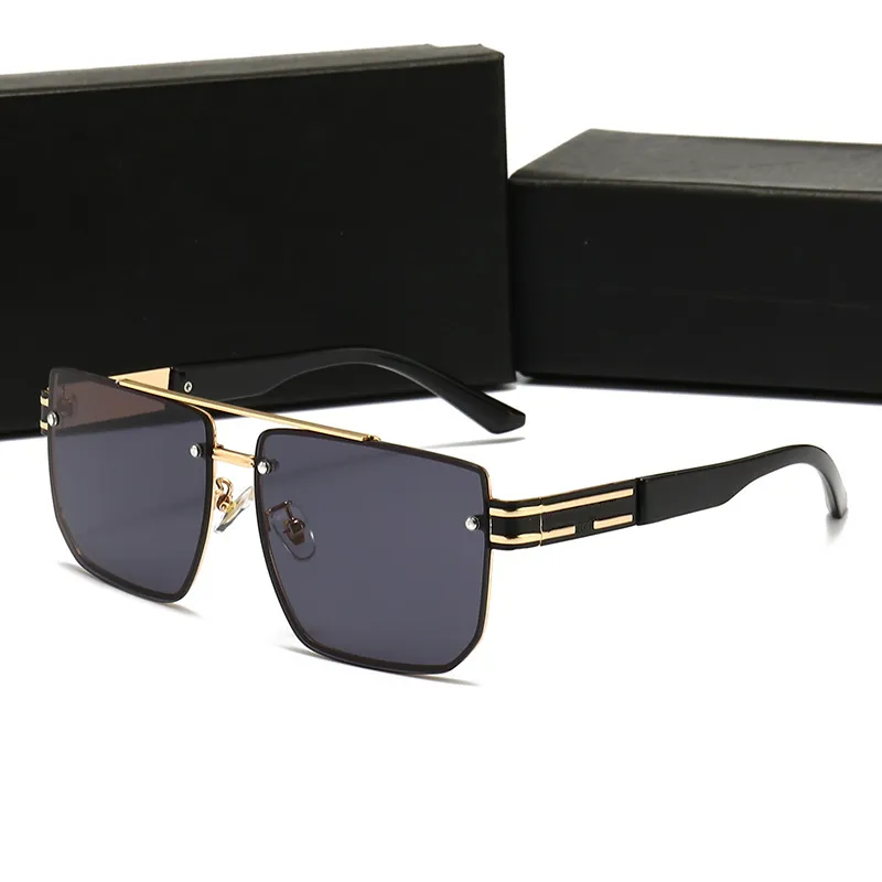 Солнцезащитные очки для пилота моды Big Rame Sunglass для женщин и мужчин винтажные квадратные пилотные солнцезащитные очки Поляризованные дизайнерские очки с корпусом G05611