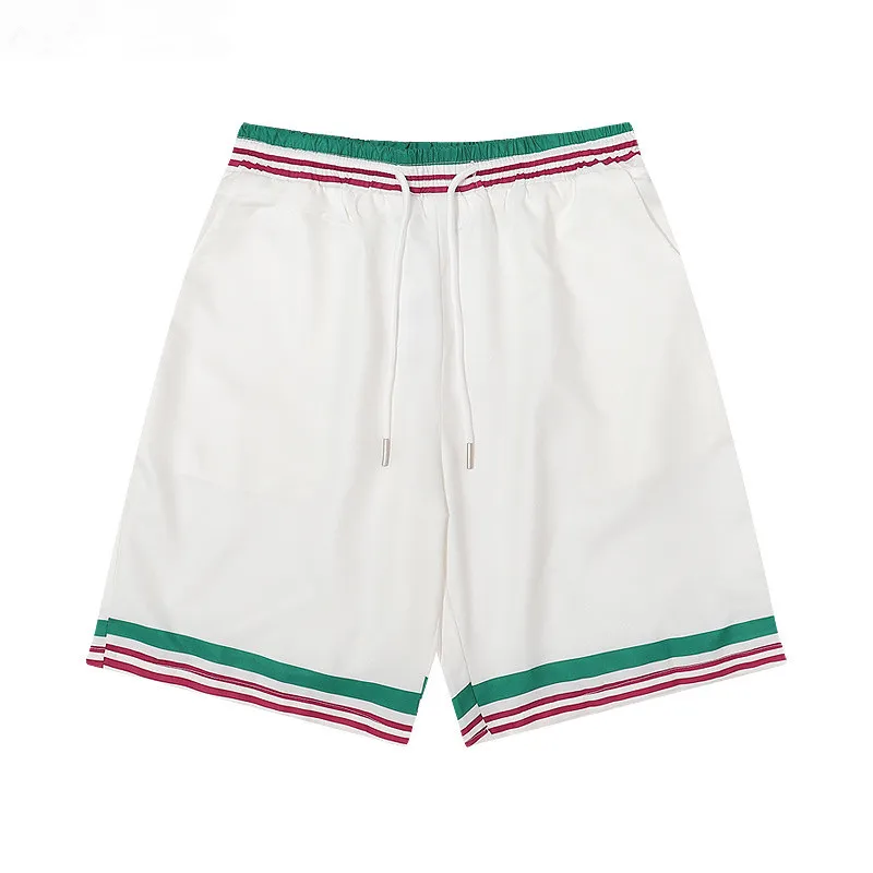 23SS Casablanc-S Sport Knit Rabbit Silk Mens Designer Stirts Hawaiian Short Sleeved Men Slim Fit Dress Dress