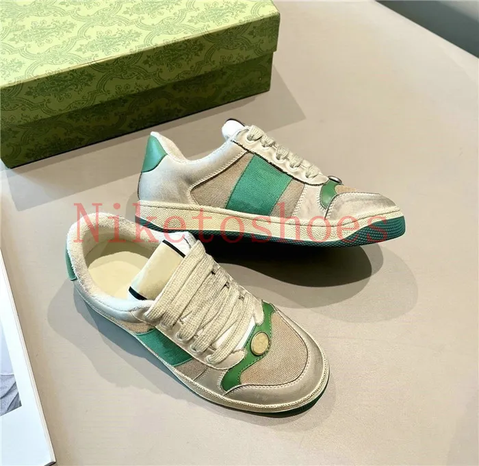 Zapatillas de deporte de moda 2023 zapatos de dise o de rayas de malla azul y rojo estilo Retro de lujo cl sicos informales simples finos