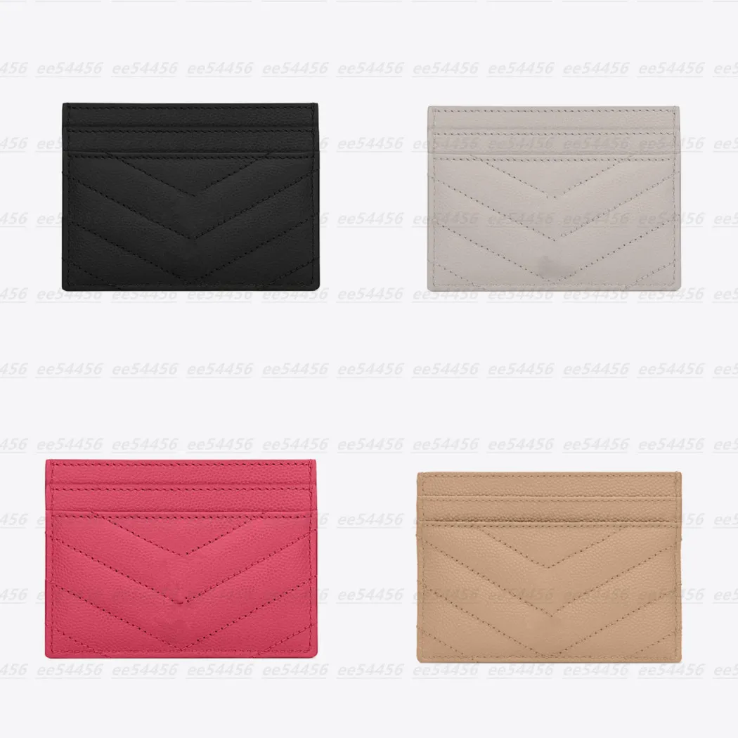 High quality Genuine Leather Purse card holder wallet Men Women's Holders Luxurys designer fashion Coin Ball pattern Lambskin Mini Wallets Key Pocket Interior Slot