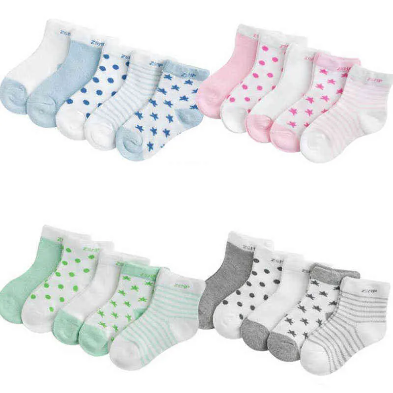 Couplesparty yaz örgü nefes alabilen bebek çoraplar kızlar için yeni doğan karikatür çorap erkek bebek giysileri aksesuarları j220621
