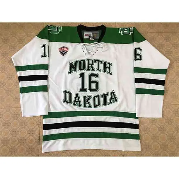 THR NORTH DAKOTA FAMPELEN SIOUX 16 BROCK BOESER HOCKEY JERSEY BORDUURGESTELD SNIJDIGE AANPASSEN ENIGE NUMMER EN NAAM JERSEYS