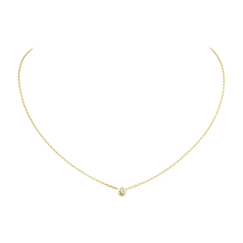 Jóias de grife diamantes de legendas colares pendentes Diamond D'Amour Love Colar para mulheres meninas Collier Bijoux Femme Brand Jeia