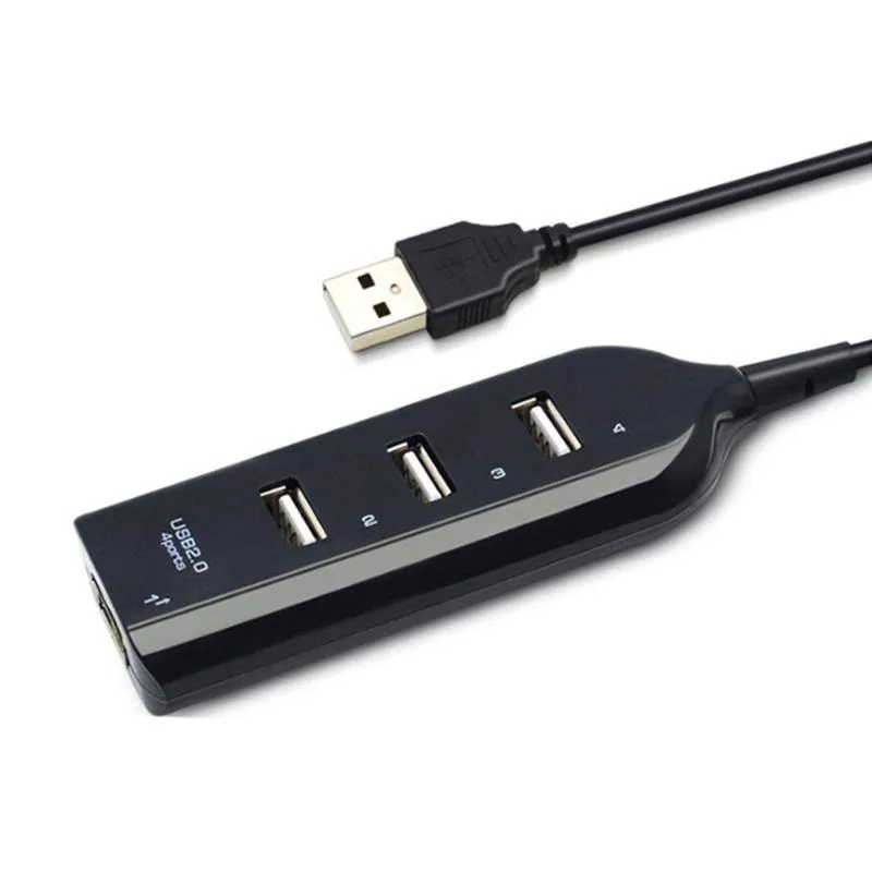 Port Hubs USB Hub 2.0 Multi Splitter Użyj adaptera mocy wielokrotnego ekspandera dla laptopa komputerowego PCUSB