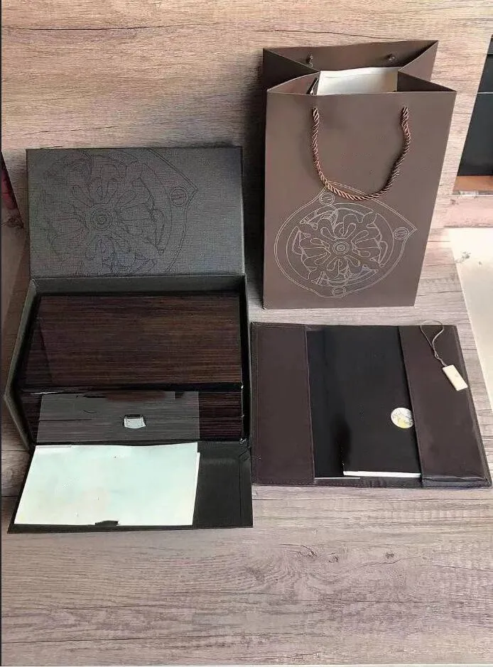 Scatola per orologi Scatola per orologi in legno per scatole in PP Libretti Stampa Custodia per orologi con carta personalizzata Documenti abbinati originali Borsa regalo per carte di sicurezza T267Y