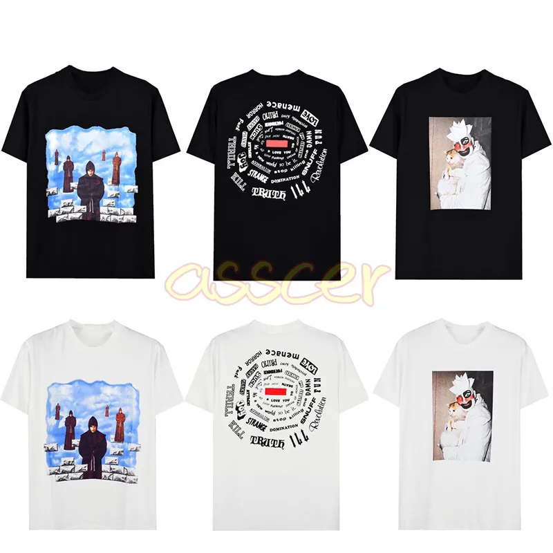 Designer Brand Mens T Shirts Womens Personality Print Tees High Fashion Street Style Couples Tops Asian Size S-XL