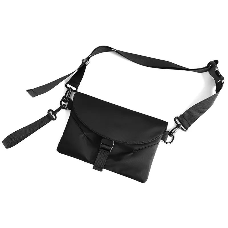 Crossbody Men Tide Brand Ins Korean Chest Bag Women’s Street Fashion الكتف اليابانية غير الرسمية حقيبة صغيرة بالجملة