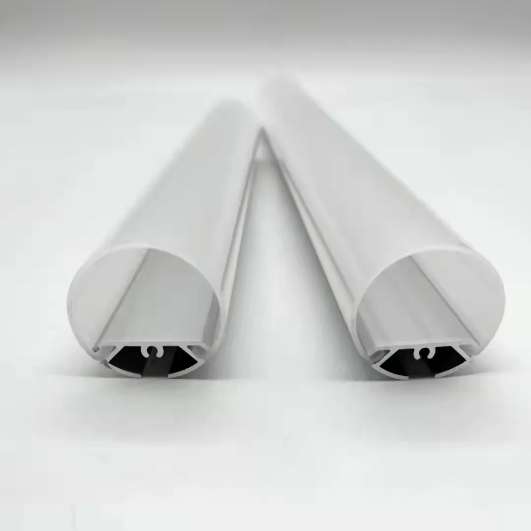 Profilé aluminium rond 25mm - 2M (P37) - Nexel Edition Diffusant OPALE