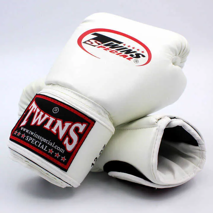 8 10 12 14 Oz Twins Gloves Kick Boxing Gloves Leather Pu Sanda Sandbag  Training Black Men Women Guantes Muay Thai4085639 From Cycvaporstore,  $39.81