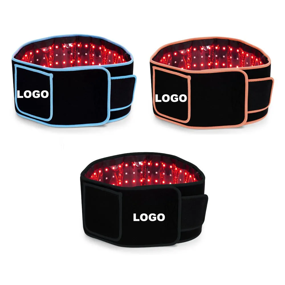 Stock in USA Portable Led Slimming Belt Red Light Infrared Therapy Belt Waist Pain Relief Lipolysis Body Shaping Sculpting 660nm 850nm Lipo Laser