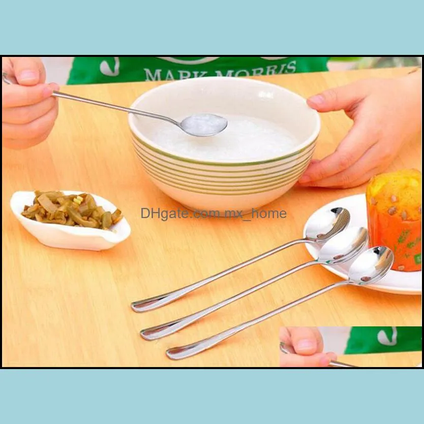 Wholesale- 5 Pieces/lot Factory Direct Fashion Creative Classic Modern Europe Style Ice Cream Coffee Milk Drink Stainless Steel Spoons