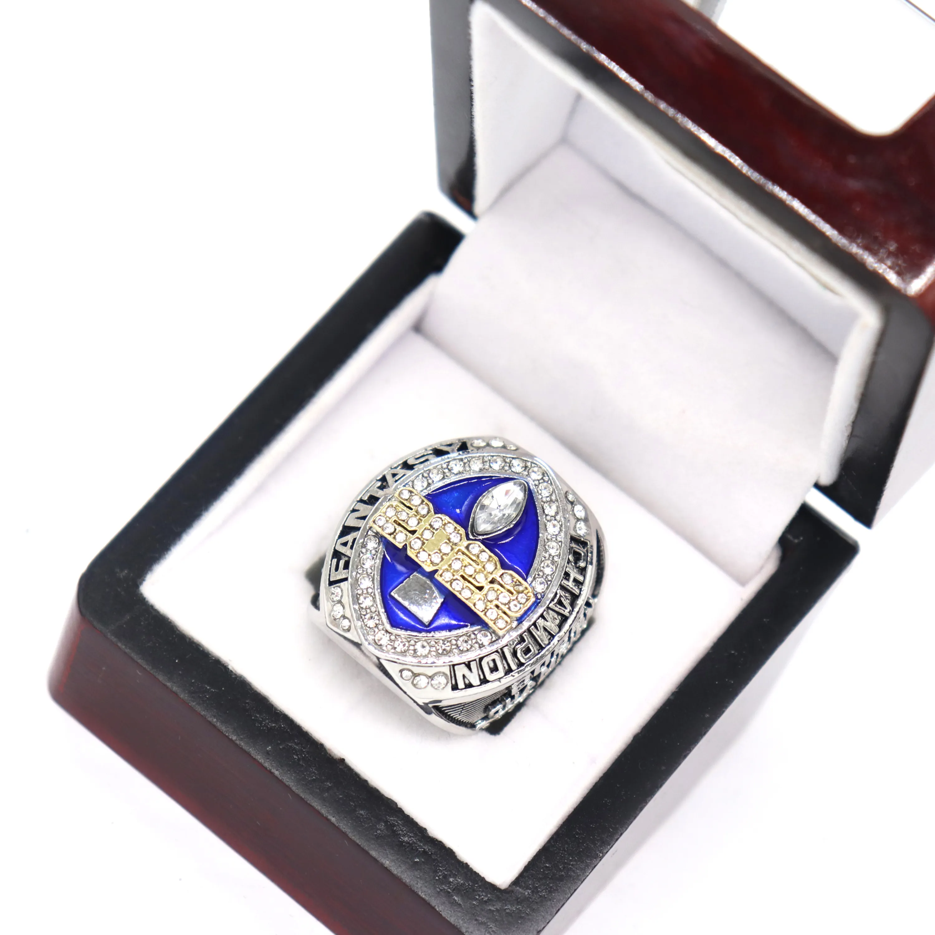 S 2022 Blues Style Fantasy Football Championship Rings i full storlek 8-14253Z